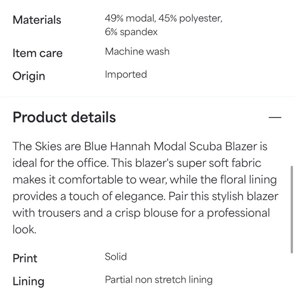 Fall Blazer - Picture 5 of 8